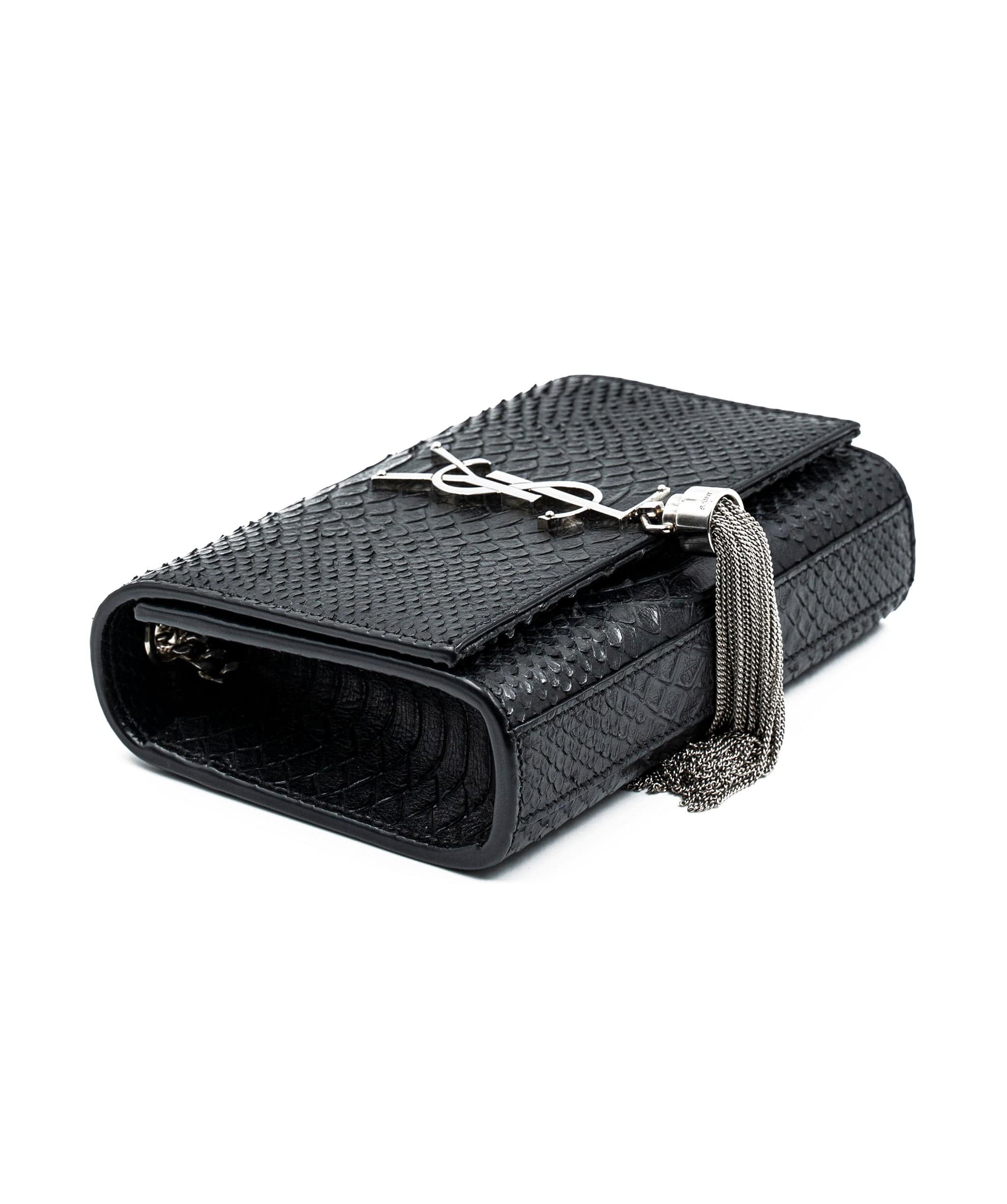 Ysl Medium Ysl Evening Bag With Tassel Yves Saint Laurent Silver