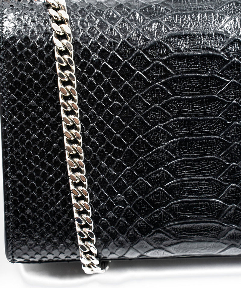 Ysl on sale snakeskin clutch