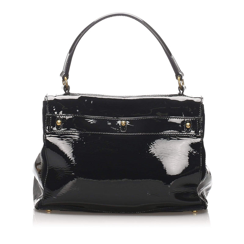 Yves Saint Laurent YSL Muse Two Patent Leather Handbag AWC1009