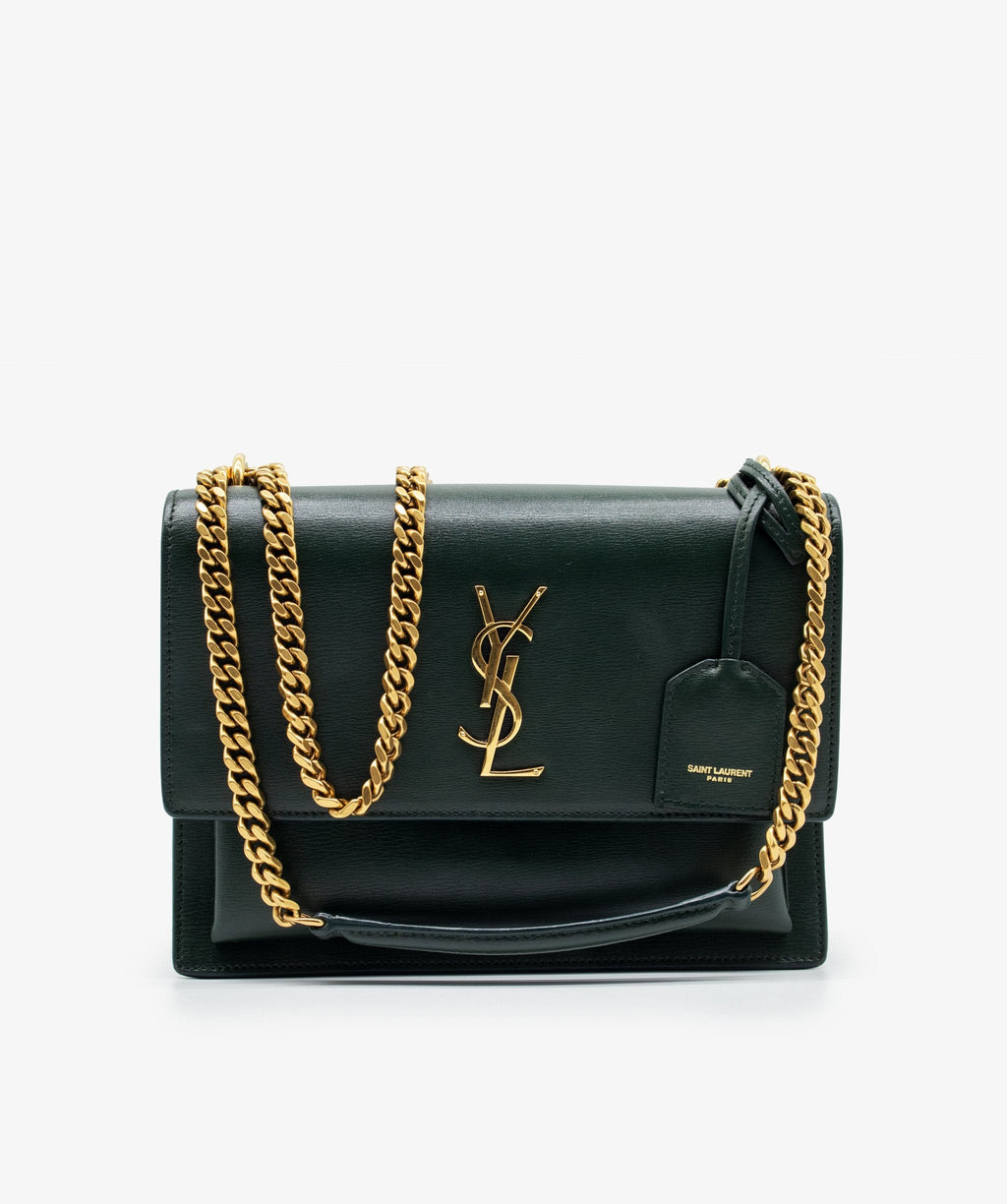 Yves saint laurent green bag