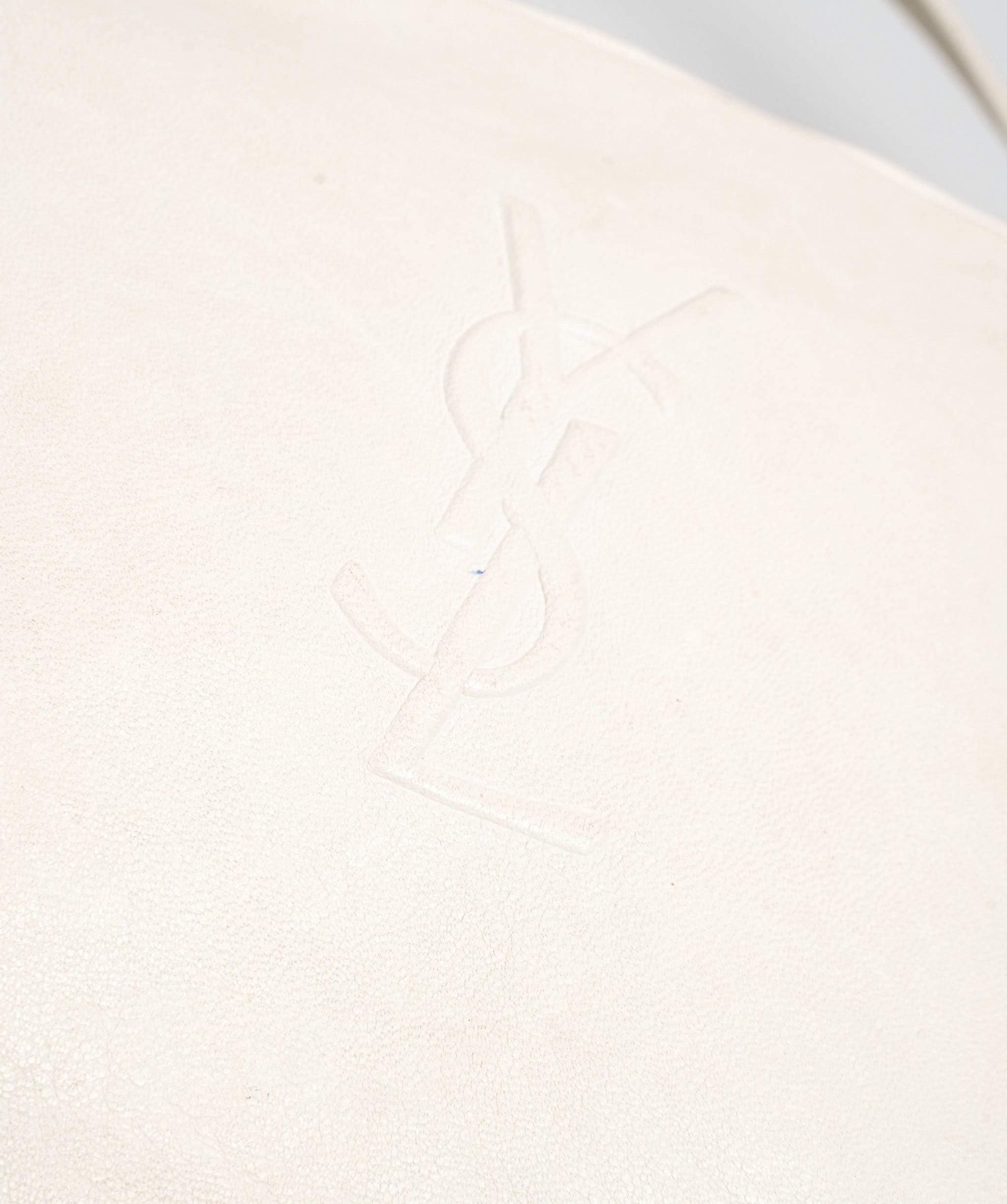 Yves Saint Laurent YSL White Leather Camera Bag - ADL1220