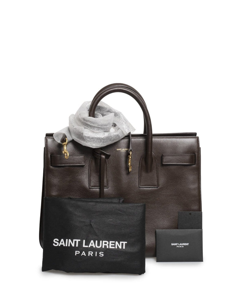 Saint Laurent Sac de Jour Leather Handbag