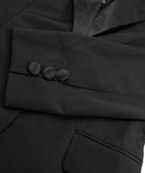 Yves Saint Laurent YSL black tuxedo jacket and skirt - AWL3846