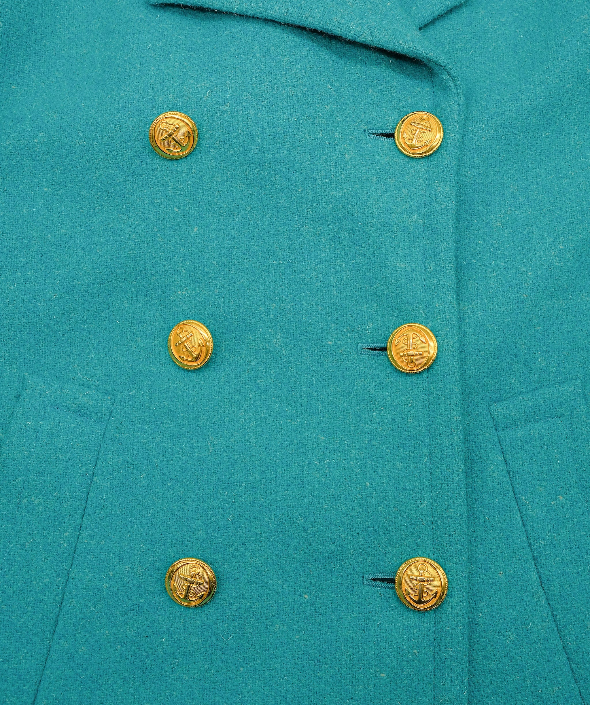 Yves Saint Laurent YSL Turquoise Blazer M REC1241